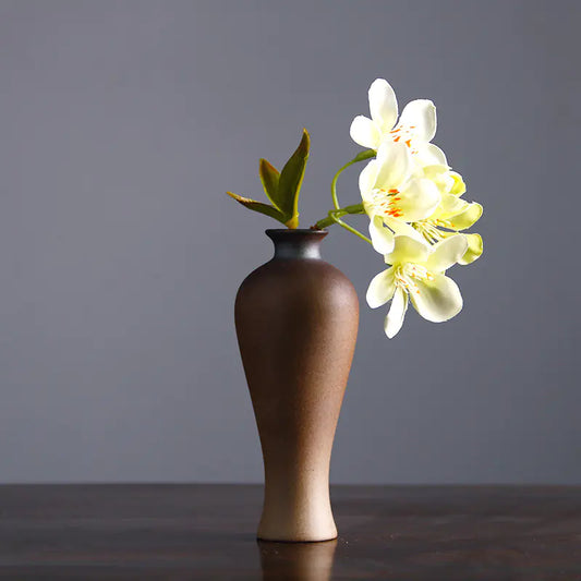 Vintage Ceramic Zen Flower Vase