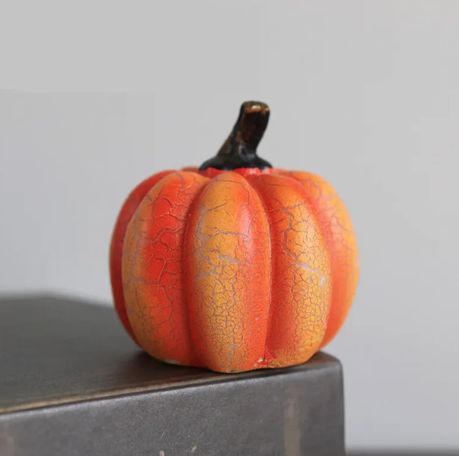 Pumpkin Lantern with LED Candle Lamp