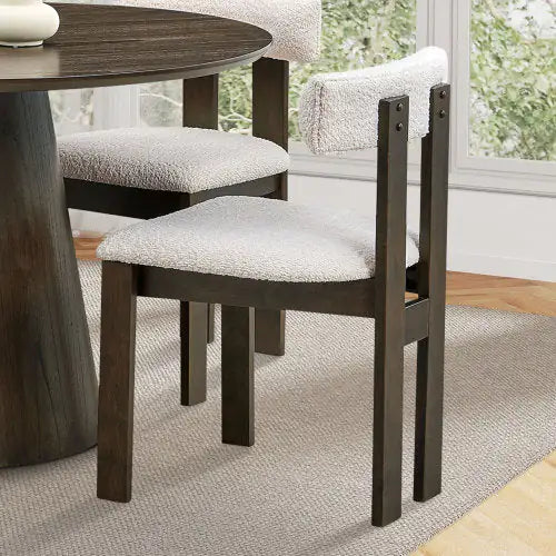 Set Of 2 Wooden Dining Chairs