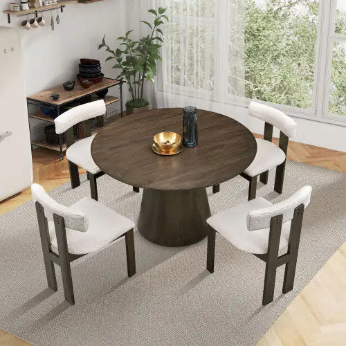 Set Of 2 Wooden Dining Chairs