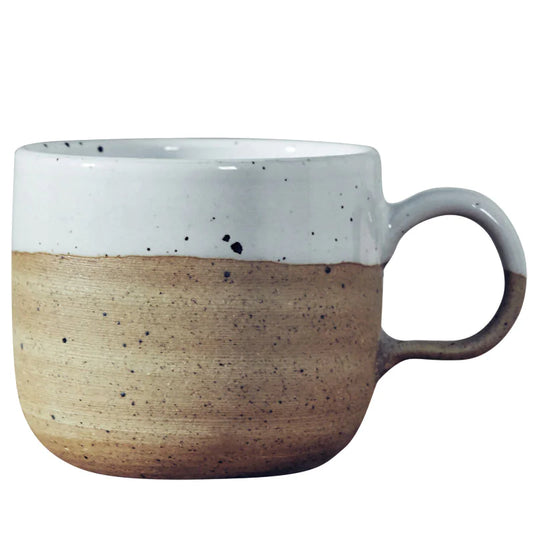 Stoneware Coffee Cup with Matte Finish