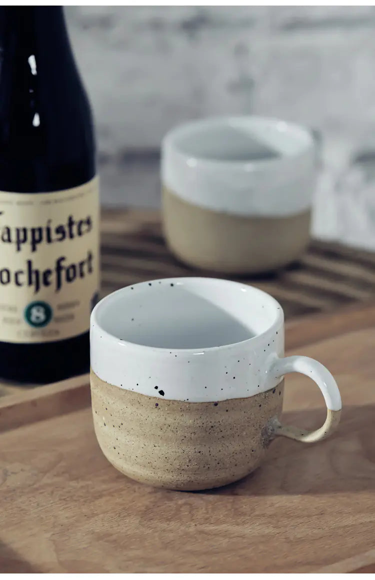Stoneware Coffee Cup with Matte Finish