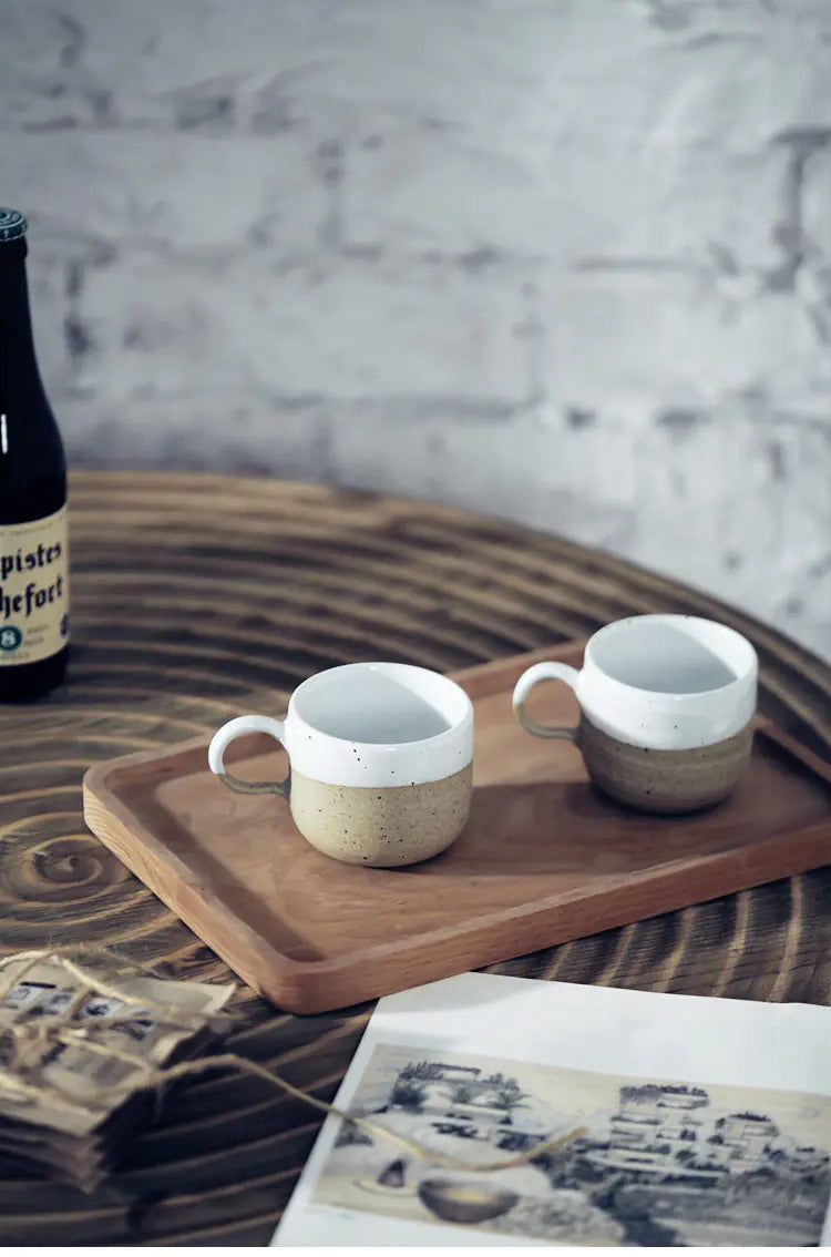 Stoneware Coffee Cup with Matte Finish