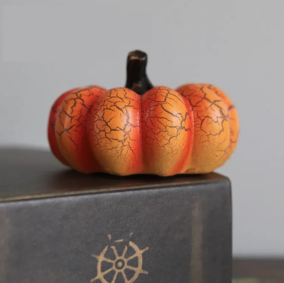 Pumpkin Lantern with LED Candle Lamp