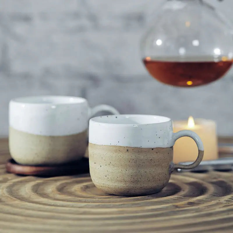 Stoneware Coffee Cup with Matte Finish
